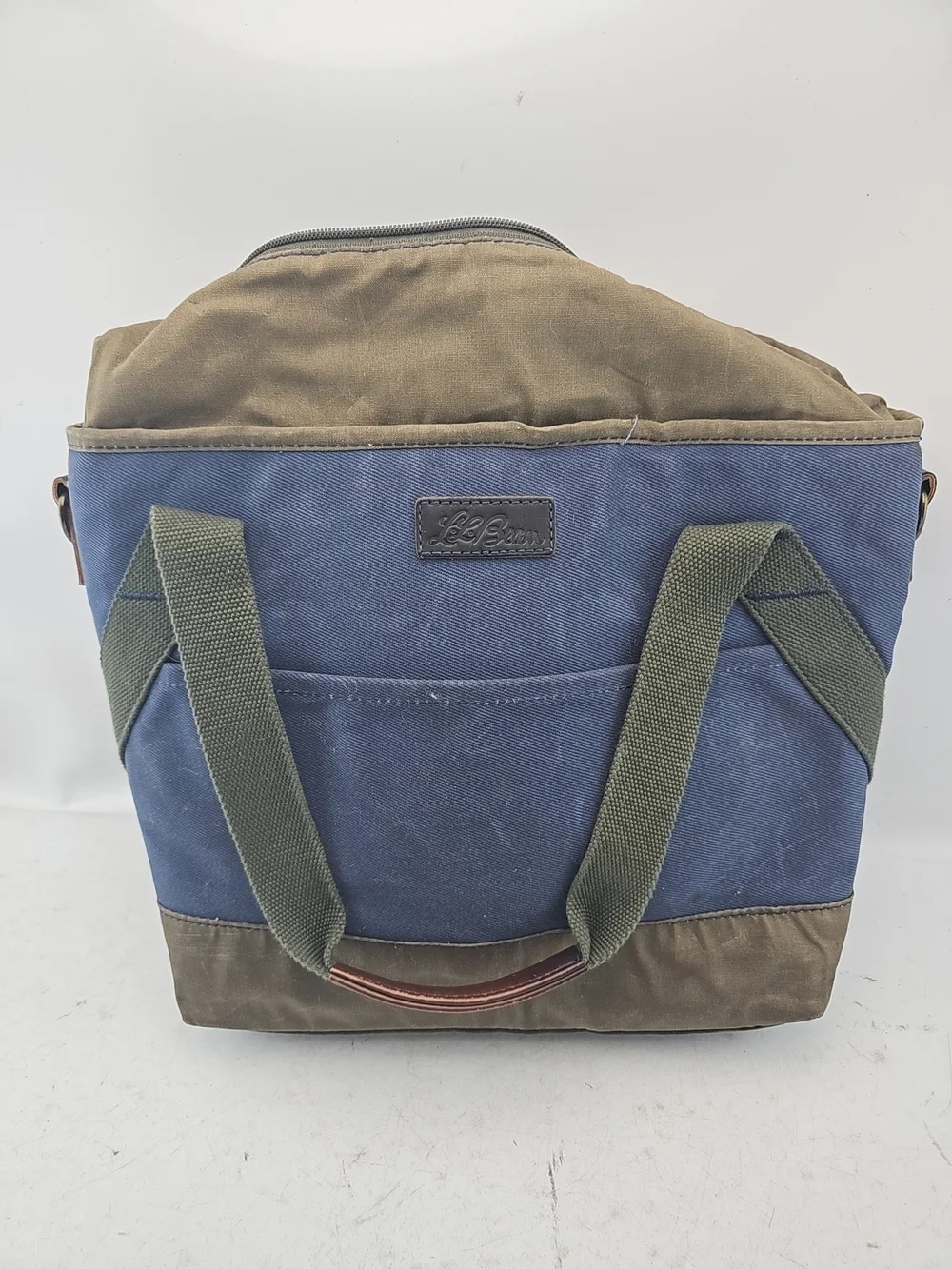 L.L. Bean Waxed Canvas Insulated Cooler Bag